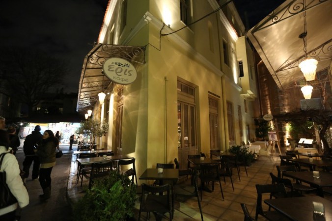 Atina'da Tavernalar - Fotoğraf KorkutGökhan